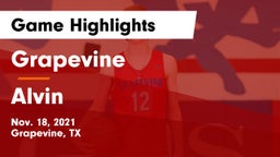 Grapevine  vs Alvin  Game Highlights - Nov. 18, 2021