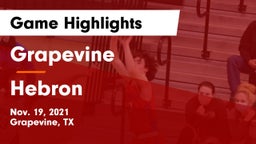 Grapevine  vs Hebron  Game Highlights - Nov. 19, 2021