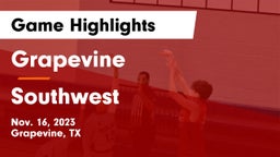 Grapevine  vs Southwest  Game Highlights - Nov. 16, 2023