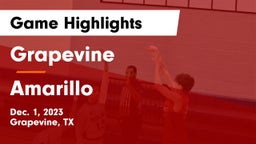 Grapevine  vs Amarillo  Game Highlights - Dec. 1, 2023