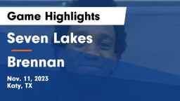 Seven Lakes  vs Brennan  Game Highlights - Nov. 11, 2023