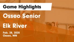 Osseo Senior  vs Elk River  Game Highlights - Feb. 28, 2020
