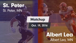 Matchup: St. Peter High Schoo vs. Albert Lea  2016