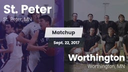 Matchup: St. Peter High Schoo vs. Worthington  2017