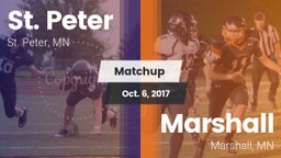 Matchup: St. Peter High Schoo vs. Marshall  2017