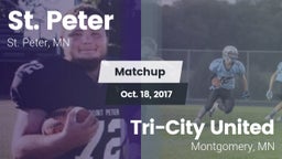 Matchup: St. Peter High Schoo vs. Tri-City United  2017