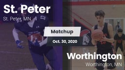Matchup: St. Peter vs. Worthington  2020