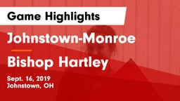 Johnstown-Monroe  vs Bishop Hartley  Game Highlights - Sept. 16, 2019