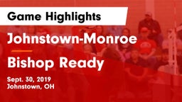 Johnstown-Monroe  vs Bishop Ready  Game Highlights - Sept. 30, 2019