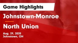 Johnstown-Monroe  vs North Union  Game Highlights - Aug. 29, 2020
