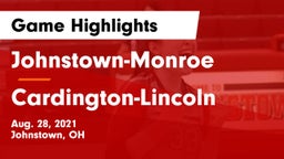 Johnstown-Monroe  vs Cardington-Lincoln  Game Highlights - Aug. 28, 2021