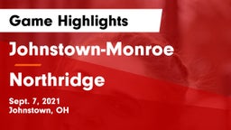 Johnstown-Monroe  vs Northridge  Game Highlights - Sept. 7, 2021