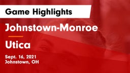 Johnstown-Monroe  vs Utica  Game Highlights - Sept. 16, 2021