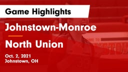 Johnstown-Monroe  vs North Union  Game Highlights - Oct. 2, 2021
