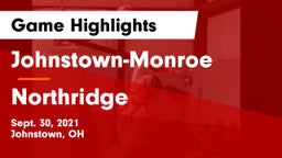 Johnstown-Monroe  vs Northridge  Game Highlights - Sept. 30, 2021