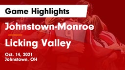 Johnstown-Monroe  vs Licking Valley  Game Highlights - Oct. 14, 2021