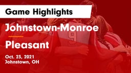 Johnstown-Monroe  vs Pleasant  Game Highlights - Oct. 23, 2021