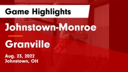 Johnstown-Monroe  vs Granville Game Highlights - Aug. 23, 2022