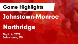 Johnstown-Monroe  vs Northridge  Game Highlights - Sept. 6, 2022