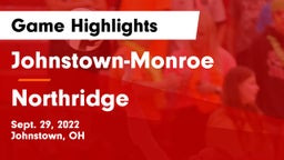 Johnstown-Monroe  vs Northridge  Game Highlights - Sept. 29, 2022