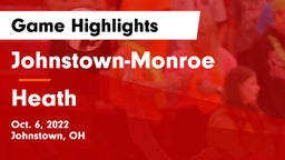 Johnstown-Monroe  vs Heath  Game Highlights - Oct. 6, 2022