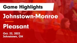 Johnstown-Monroe  vs Pleasant  Game Highlights - Oct. 22, 2022