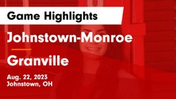 Johnstown-Monroe  vs Granville  Game Highlights - Aug. 22, 2023