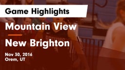 Mountain View  vs New Brighton  Game Highlights - Nov 30, 2016