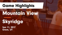 Mountain View  vs Skyridge  Game Highlights - Jan 11, 2017
