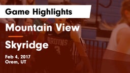 Mountain View  vs Skyridge  Game Highlights - Feb 4, 2017