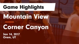 Mountain View  vs Corner Canyon  Game Highlights - Jan 14, 2017