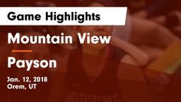 Mountain View  vs Payson  Game Highlights - Jan. 12, 2018