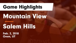 Mountain View  vs Salem Hills  Game Highlights - Feb. 2, 2018