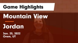 Mountain View  vs Jordan  Game Highlights - Jan. 25, 2022