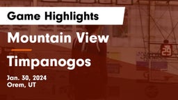 Mountain View  vs Timpanogos  Game Highlights - Jan. 30, 2024