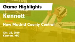 Kennett  vs New Madrid County Central  Game Highlights - Oct. 22, 2019