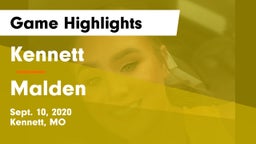 Kennett  vs Malden  Game Highlights - Sept. 10, 2020