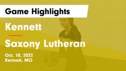 Kennett  vs Saxony Lutheran  Game Highlights - Oct. 10, 2022