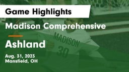 Madison Comprehensive  vs Ashland  Game Highlights - Aug. 31, 2023