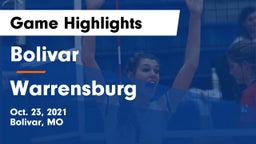 Bolivar  vs Warrensburg  Game Highlights - Oct. 23, 2021