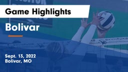 Bolivar  Game Highlights - Sept. 13, 2022
