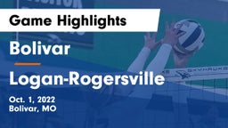 Bolivar  vs Logan-Rogersville  Game Highlights - Oct. 1, 2022