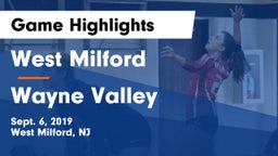West Milford  vs Wayne Valley  Game Highlights - Sept. 6, 2019