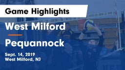 West Milford  vs Pequannock  Game Highlights - Sept. 14, 2019