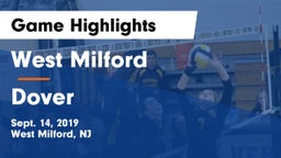 West Milford  vs Dover  Game Highlights - Sept. 14, 2019