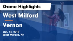 West Milford  vs Vernon  Game Highlights - Oct. 14, 2019