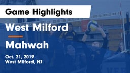 West Milford  vs Mahwah  Game Highlights - Oct. 21, 2019