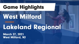 West Milford  vs Lakeland Regional  Game Highlights - March 27, 2021