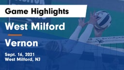 West Milford  vs Vernon  Game Highlights - Sept. 16, 2021
