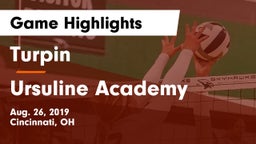 Turpin  vs Ursuline Academy Game Highlights - Aug. 26, 2019
